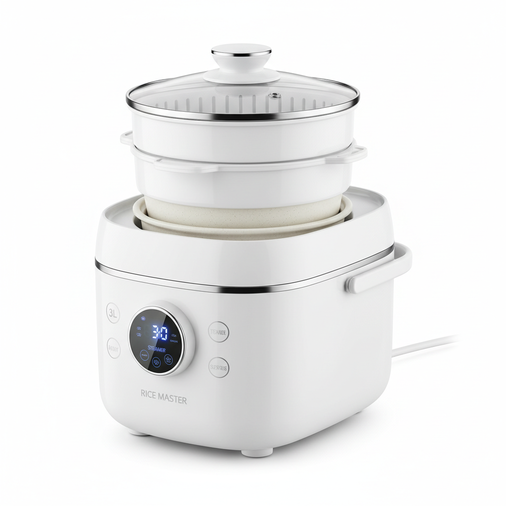 Smart Electric Rice Cooker with Steamer