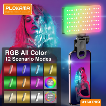 Plokama U160 Pro RGB LED Fill Light