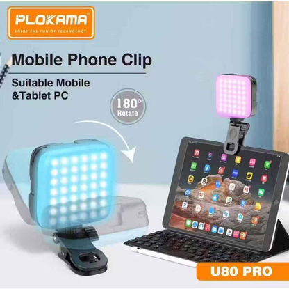 Plokama U80 Pro RGB LED Light for Mobile Phone – Video & Photography