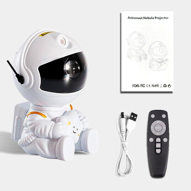 Astronaut Galaxy Star Projector Night Light