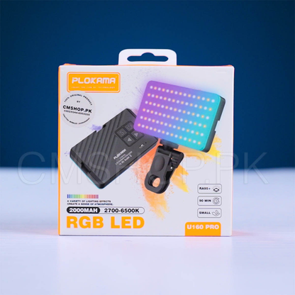 Plokama U160 Pro RGB LED Fill Light