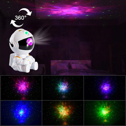 Astronaut Galaxy Star Projector Night Light