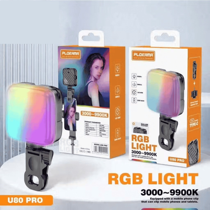 Plokama U80 Pro RGB LED Light for Mobile Phone – Video & Photography
